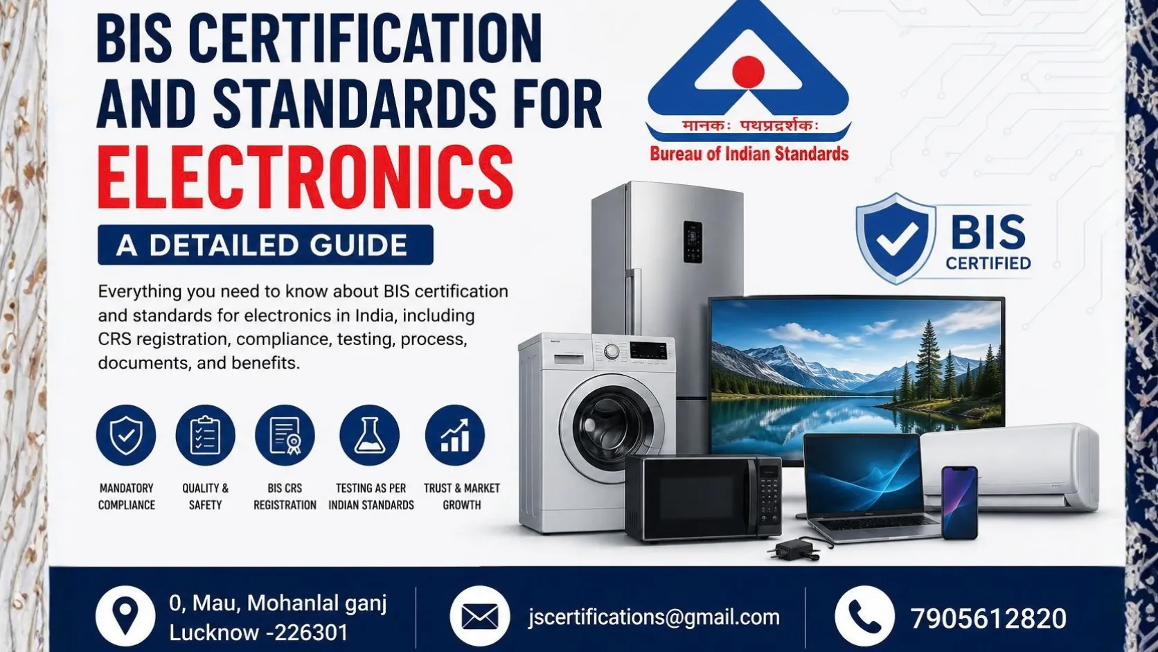 BIS Certification and standards for electronics a detailed guide