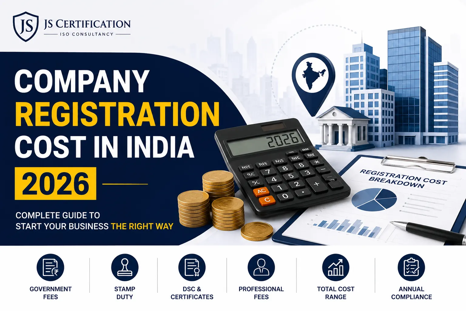 Company Registration Cost in India 2026